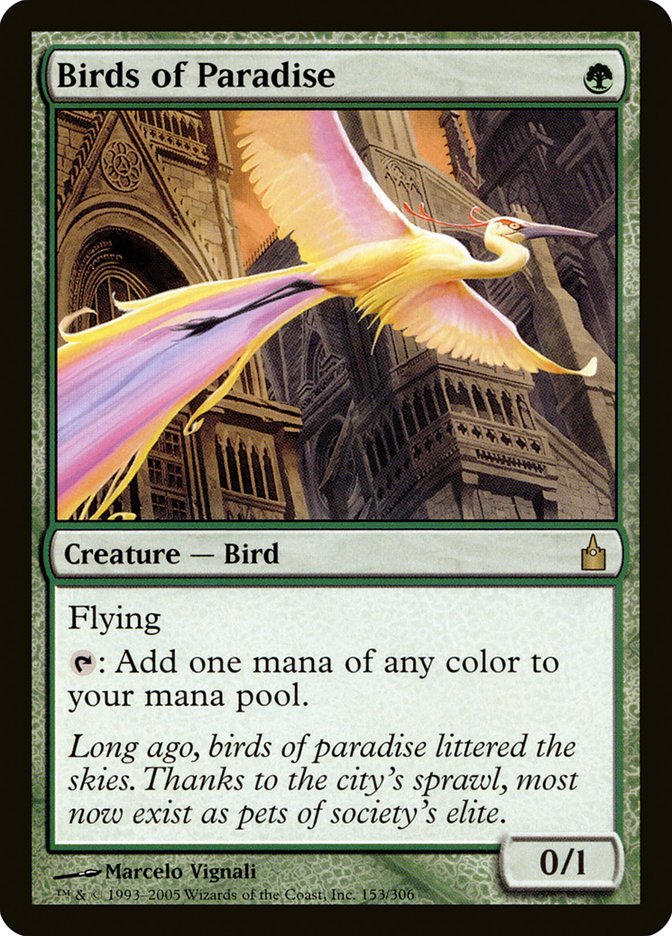 Birds of Paradise [Ravnica: City of Guilds] | D20 Games