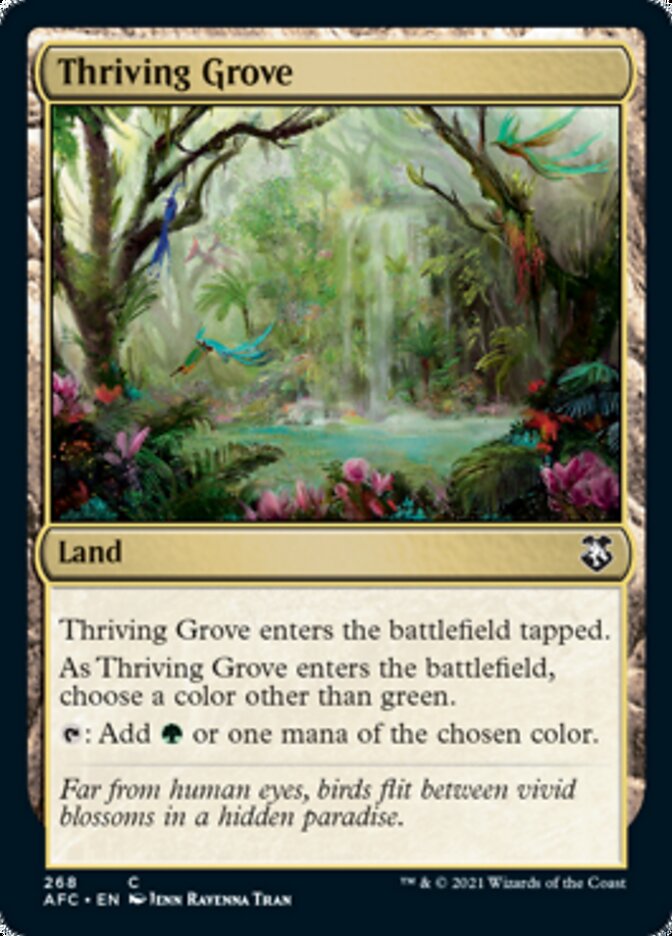 Thriving Grove [Dungeons & Dragons: Adventures in the Forgotten Realms Commander] | D20 Games