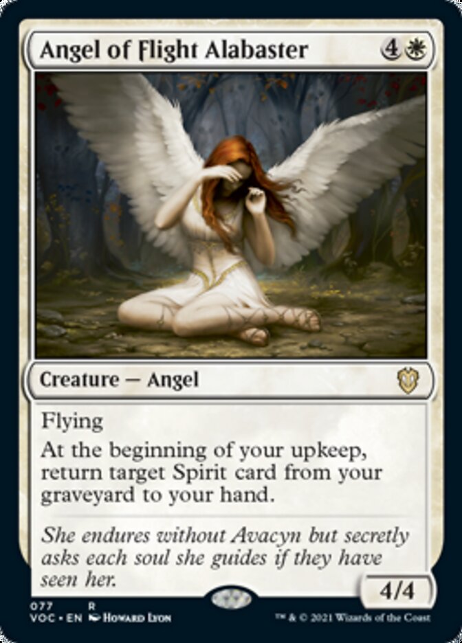 Angel of Flight Alabaster [Innistrad: Crimson Vow Commander] | D20 Games