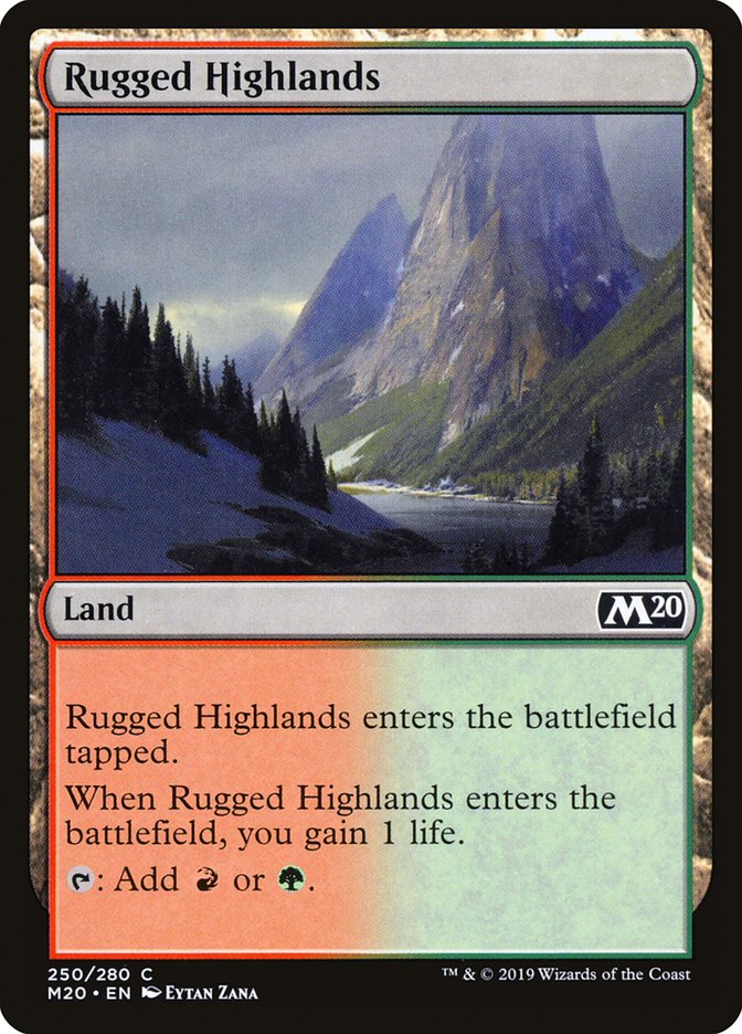 Rugged Highlands [Core Set 2020] | D20 Games