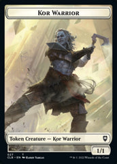Kor Warrior // Angel Warrior Double-sided Token [Commander Legends: Battle for Baldur's Gate Tokens] | D20 Games