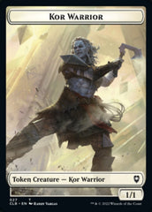 Kor Warrior // Treasure Double-sided Token [Commander Legends: Battle for Baldur's Gate Tokens] | D20 Games