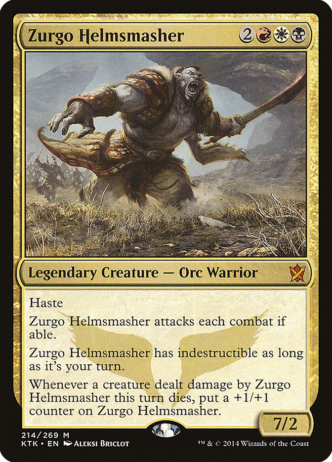 Zurgo Helmsmasher [Khans of Tarkir] | D20 Games