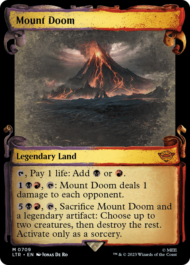 Mount Doom [The Lord of the Rings: Tales of Middle-Earth Showcase Scrolls] | D20 Games