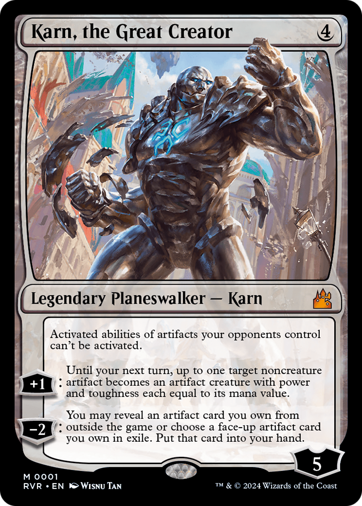 Karn, the Great Creator [Ravnica Remastered] | D20 Games