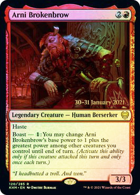 Arni Brokenbrow [Kaldheim Prerelease Promos] | D20 Games