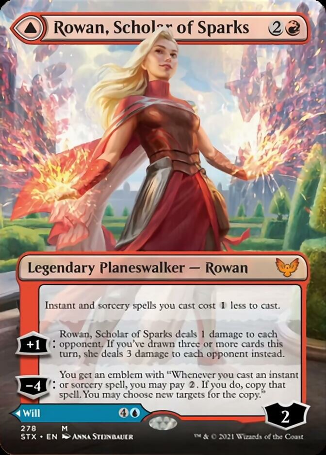 Rowan, Scholar of Sparks // Will, Scholar of Frost (Extended) [Strixhaven: School of Mages] | D20 Games