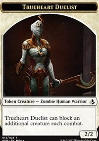 Trueheart Duelist // Snake Token [Amonkhet Tokens] | D20 Games