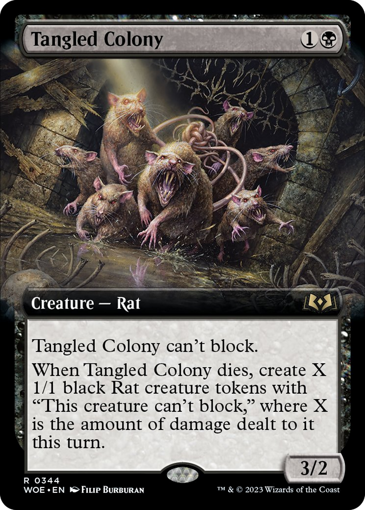 Tangled Colony (Extended Art) [Wilds of Eldraine] | D20 Games