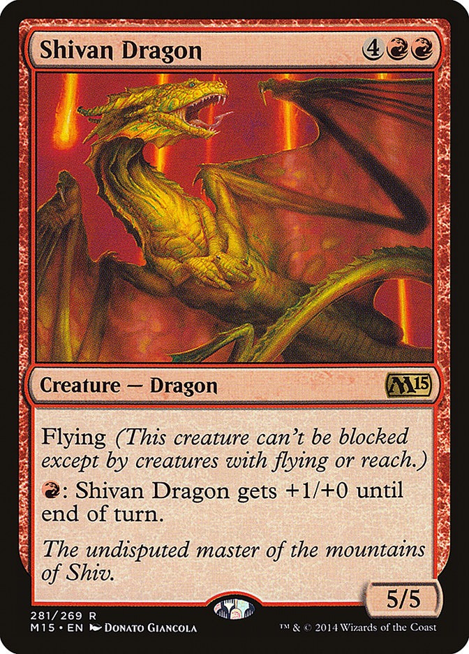 Shivan Dragon [Magic 2015] | D20 Games