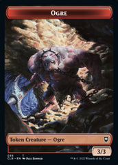 Boar // Ogre Double-sided Token [Commander Legends: Battle for Baldur's Gate Tokens] | D20 Games