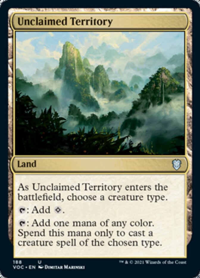 Unclaimed Territory [Innistrad: Crimson Vow Commander] | D20 Games