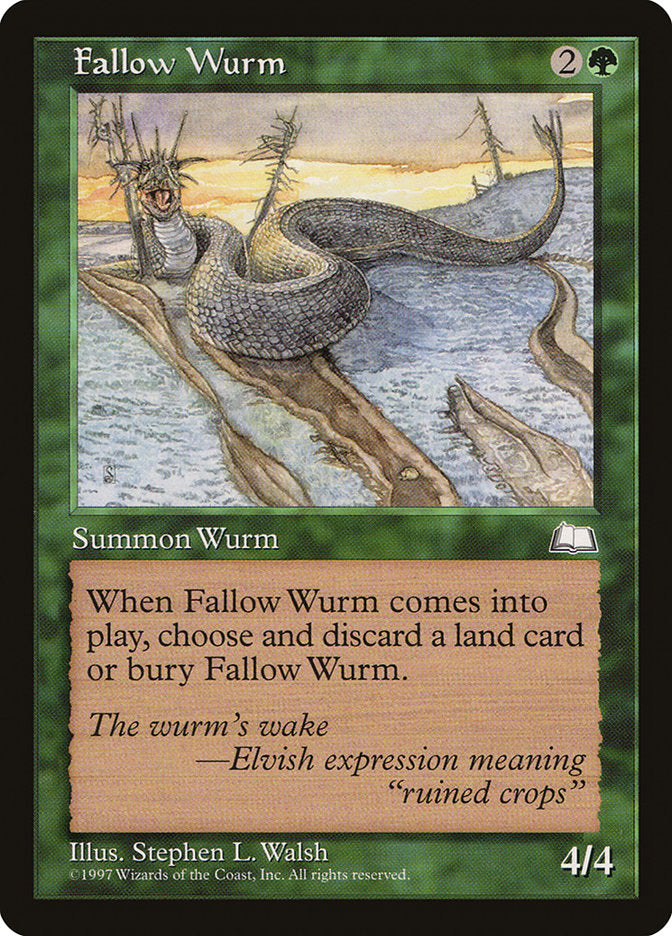 Fallow Wurm [Weatherlight] | D20 Games