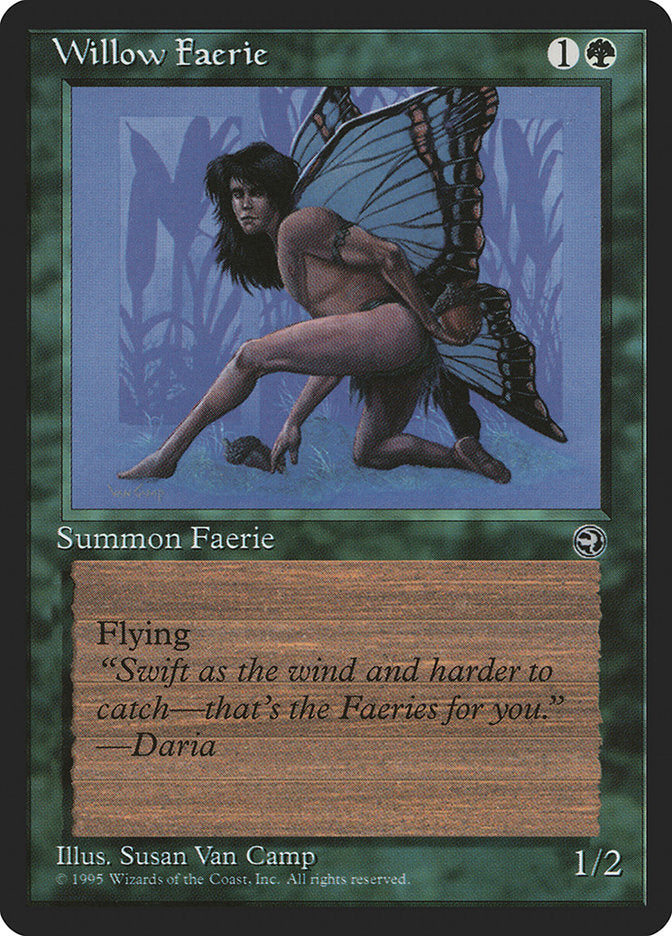 Willow Faerie (Daria Flavor Text) [Homelands] | D20 Games