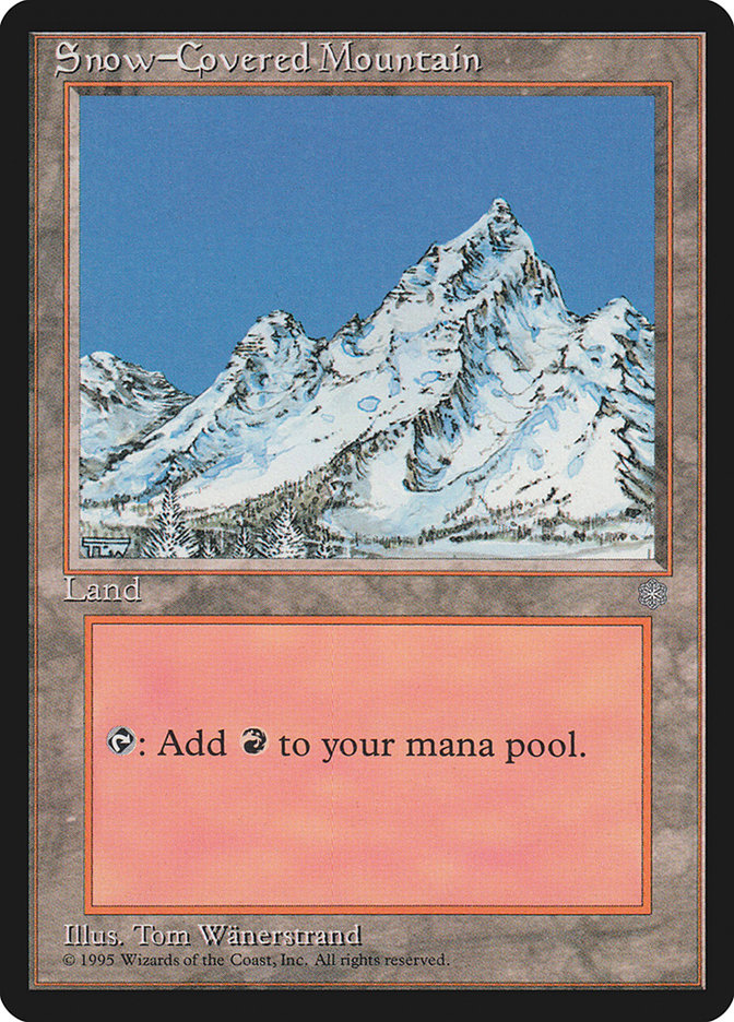 Snow-Covered Mountain [Ice Age] | D20 Games