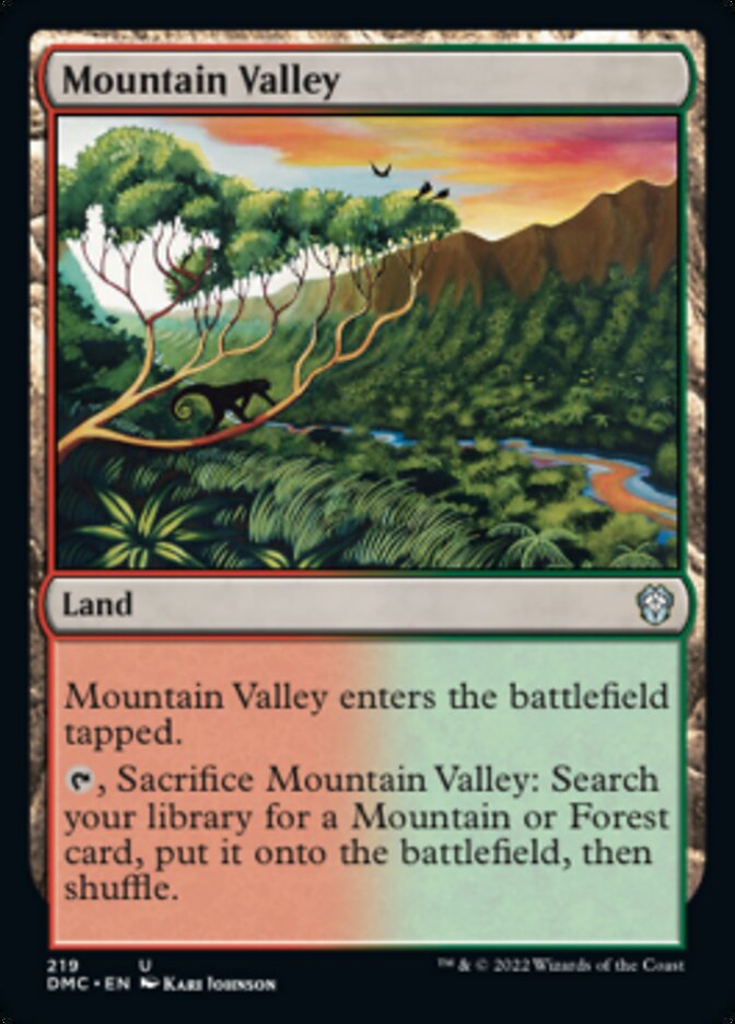 Mountain Valley [Dominaria United Commander] | D20 Games