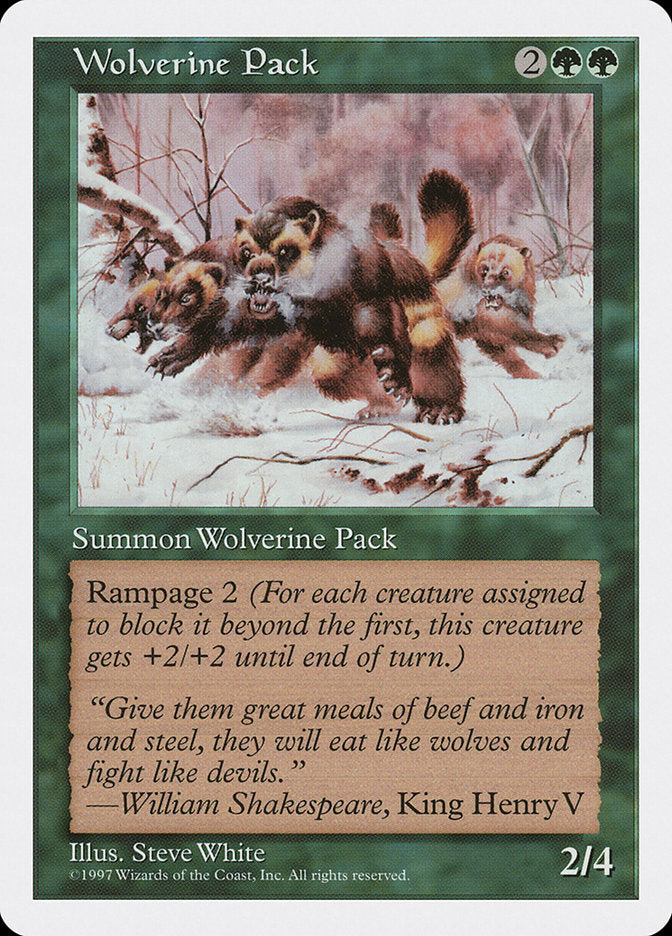 Wolverine Pack [Fifth Edition] | D20 Games