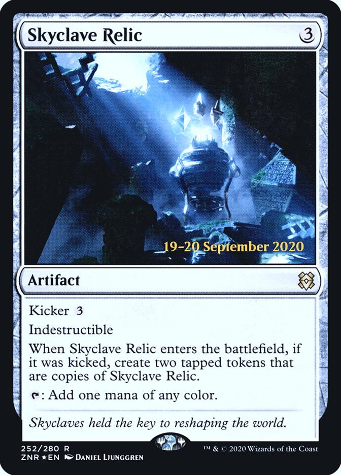 Skyclave Relic [Zendikar Rising Prerelease Promos] | D20 Games