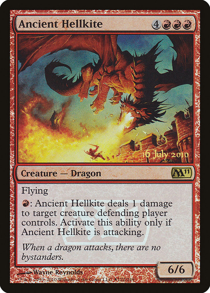 Ancient Hellkite [Magic 2011 Prerelease Promos] | D20 Games