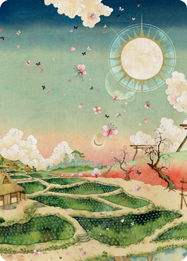 Plains 1 Art Card [Kamigawa: Neon Dynasty Art Series] | D20 Games