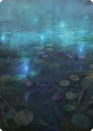 The Dead Marshes Art Card [The Lord of the Rings: Tales of Middle-earth Art Series] | D20 Games