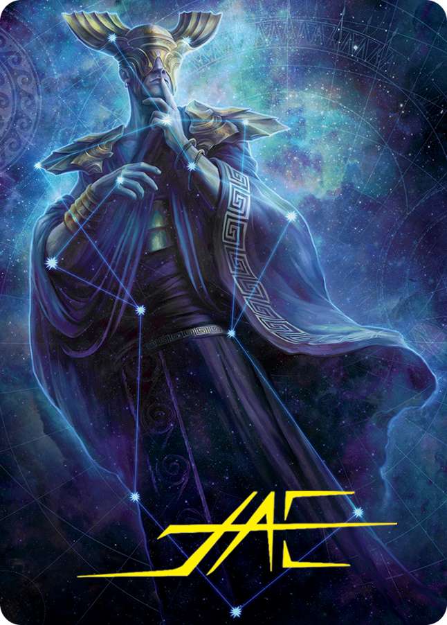 Atris, Oracle of Half-Truths Art Card (Gold-Stamped Signature) [March of the Machine Art Series] | D20 Games