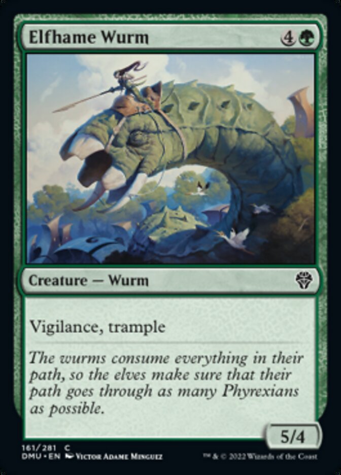 Elfhame Wurm [Dominaria United] | D20 Games