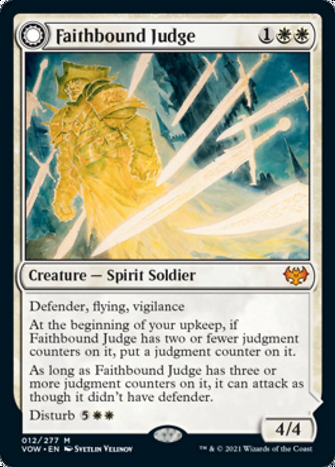 Faithbound Judge // Sinner's Judgment [Innistrad: Crimson Vow] | D20 Games