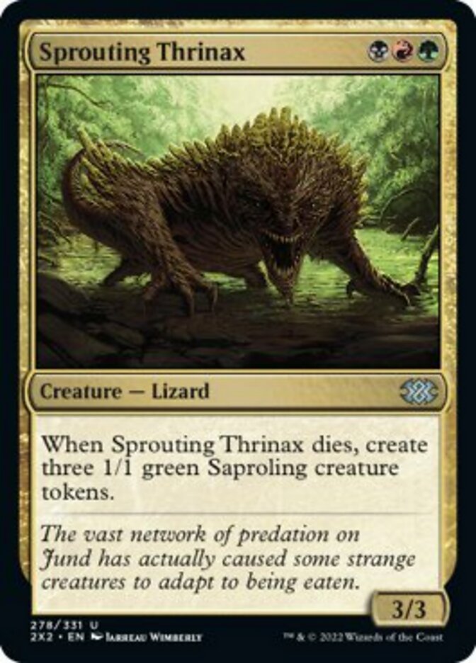 Sprouting Thrinax [Double Masters 2022] | D20 Games