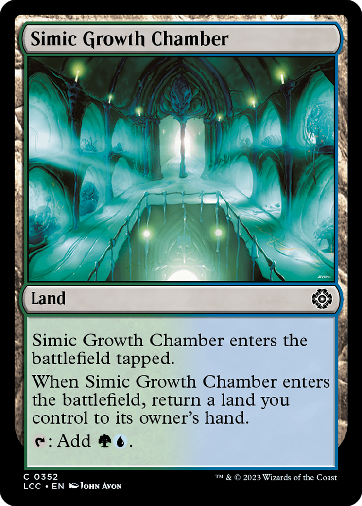 Simic Growth Chamber [The Lost Caverns of Ixalan Commander] | D20 Games