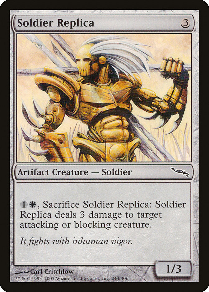 Soldier Replica [Mirrodin] | D20 Games