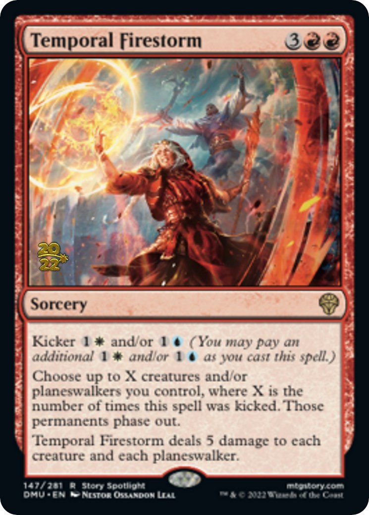 Temporal Firestorm [Dominaria United Prerelease Promos] | D20 Games