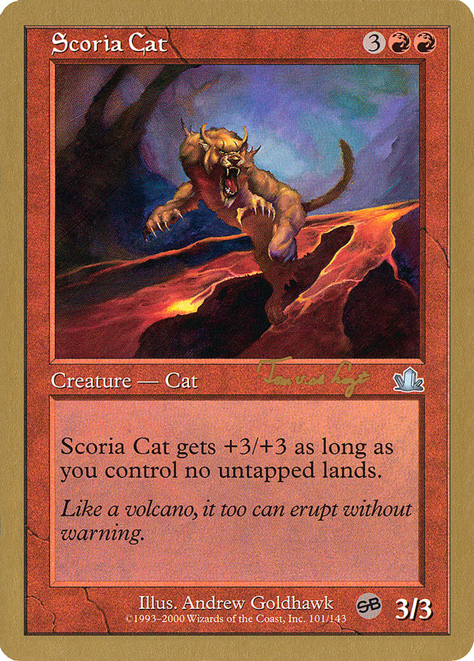 Scoria Cat (Tom van de Logt) (SB) [World Championship Decks 2001] | D20 Games