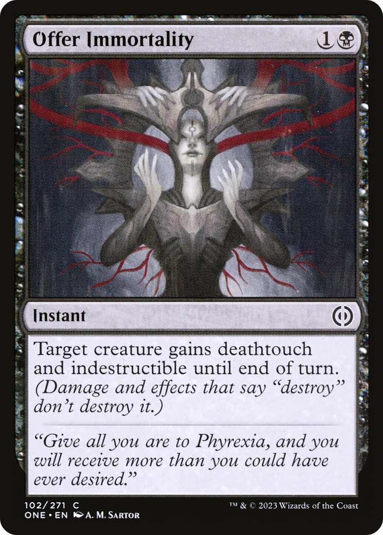 Offer Immortality [Phyrexia: All Will Be One] | D20 Games