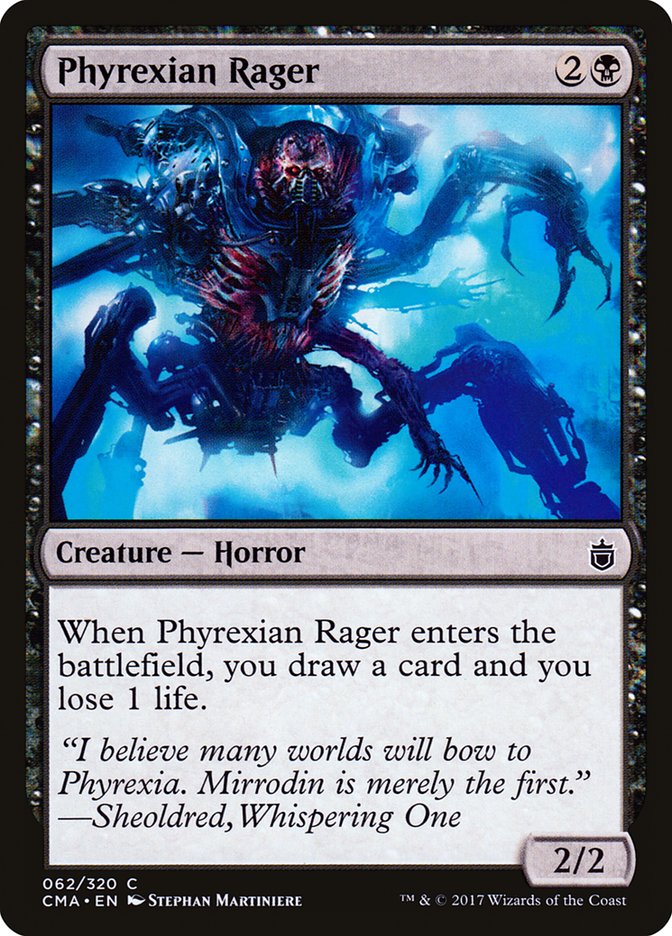 Phyrexian Rager [Commander Anthology] | D20 Games