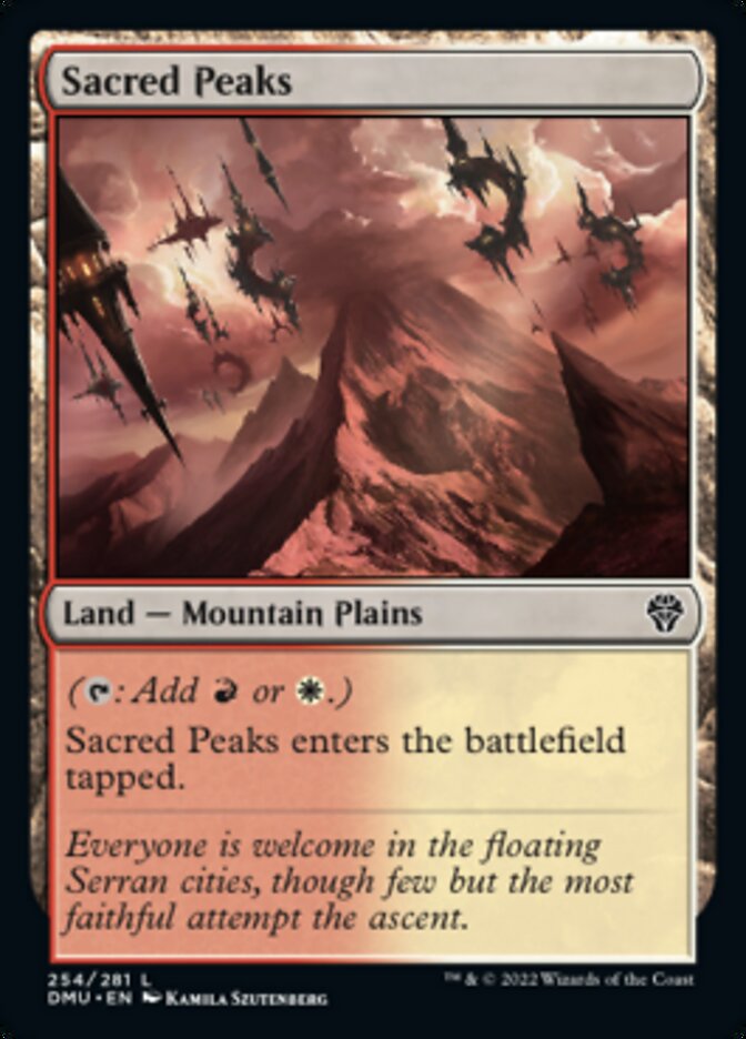 Sacred Peaks [Dominaria United] | D20 Games