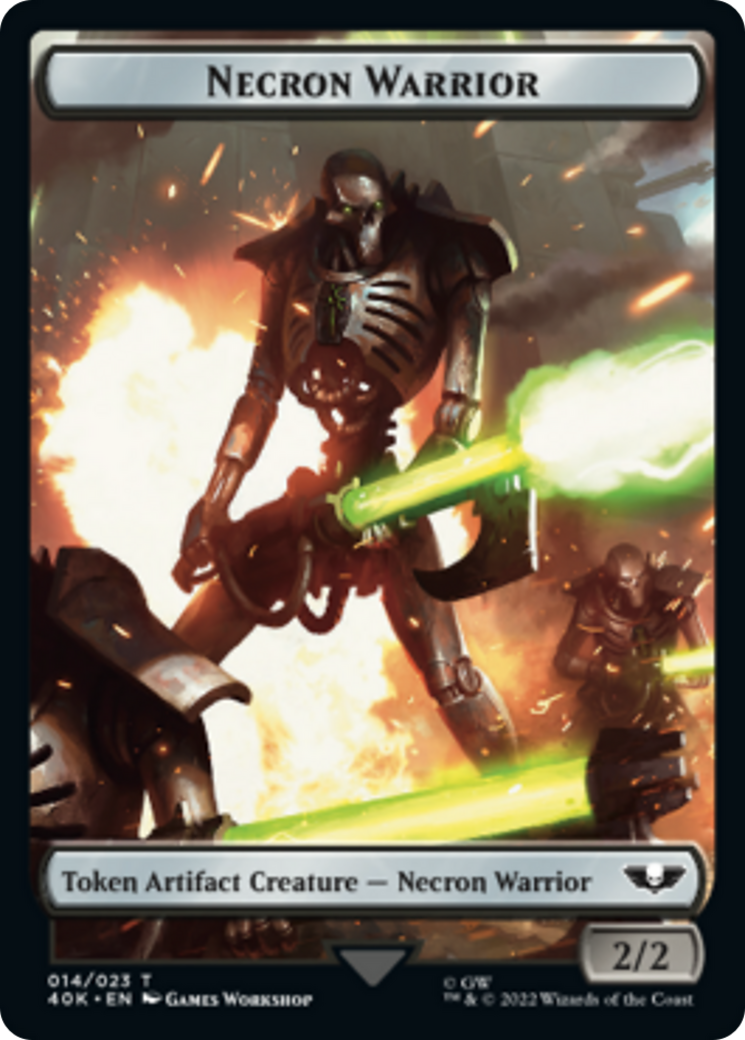 Necron Warrior // Insect [Universes Beyond: Warhammer 40,000 Tokens] | D20 Games