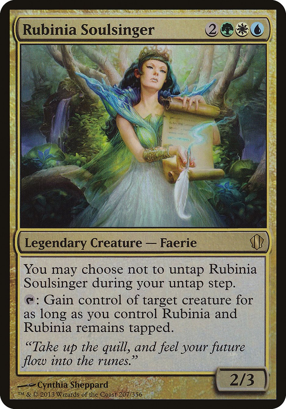 Rubinia Soulsinger (Oversized) [Commander 2013 Oversized] | D20 Games