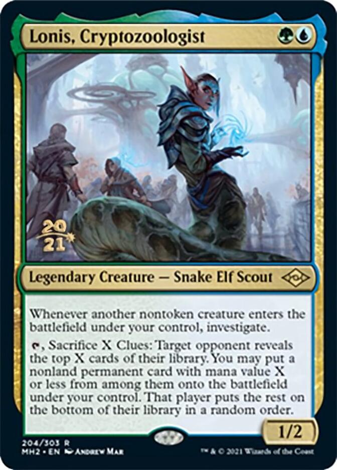 Lonis, Cryptozoologist [Modern Horizons 2 Prerelease Promos] | D20 Games