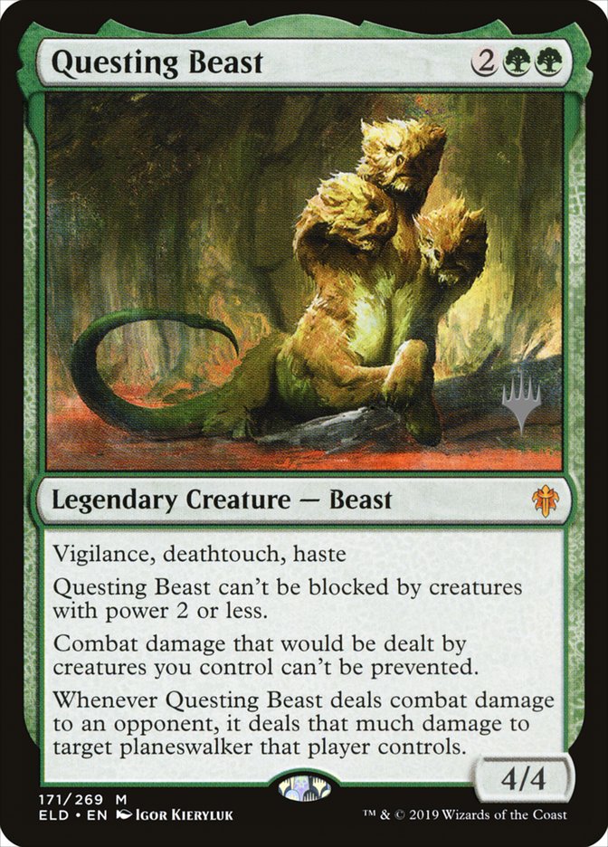 Questing Beast (Promo Pack) [Throne of Eldraine Promos] | D20 Games