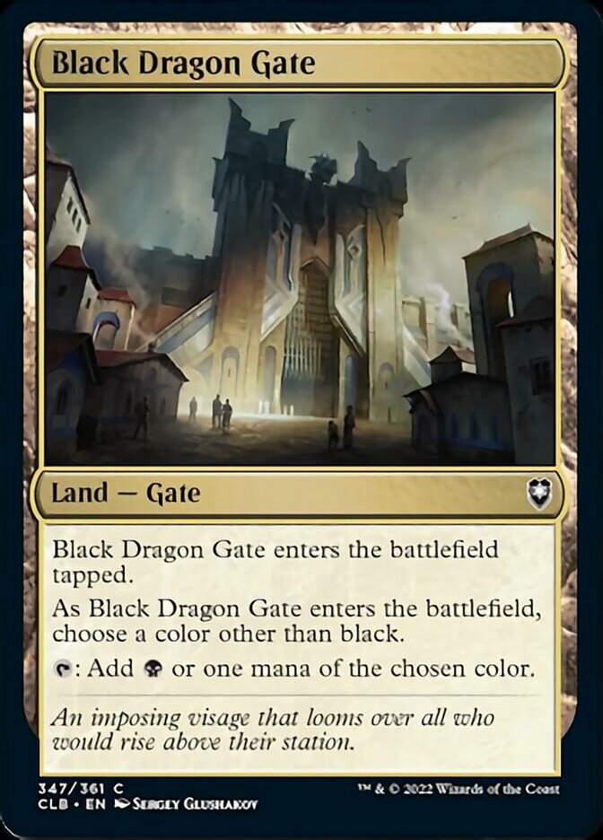 Black Dragon Gate [Commander Legends: Battle for Baldur's Gate] | D20 Games