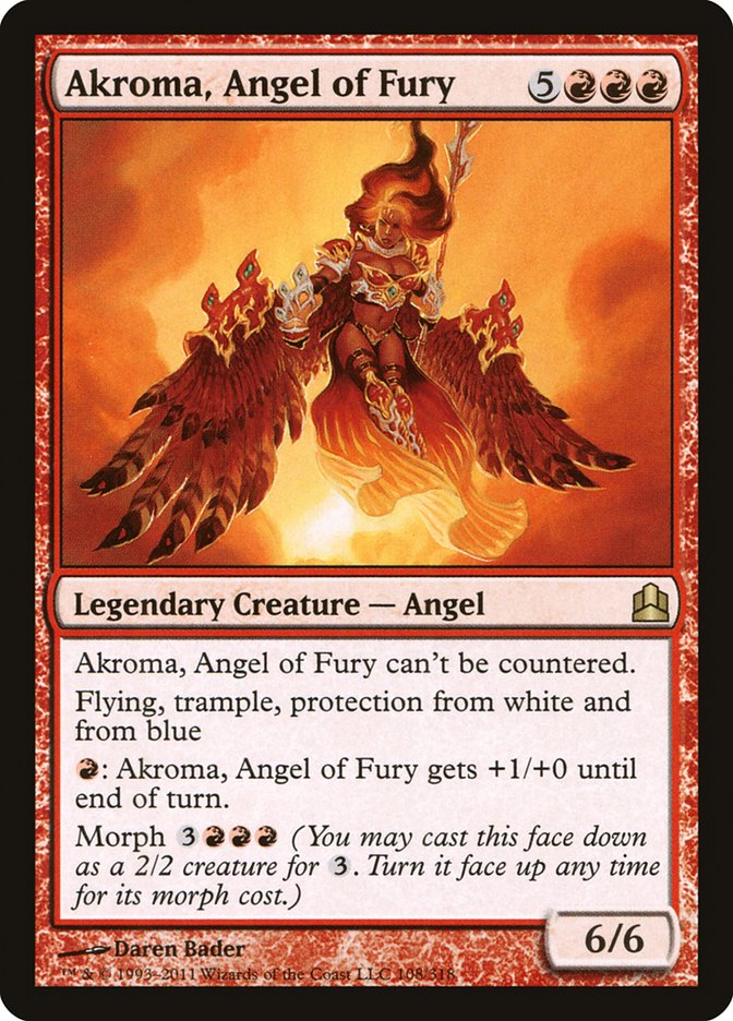 Akroma, Angel of Fury [Commander 2011] | D20 Games