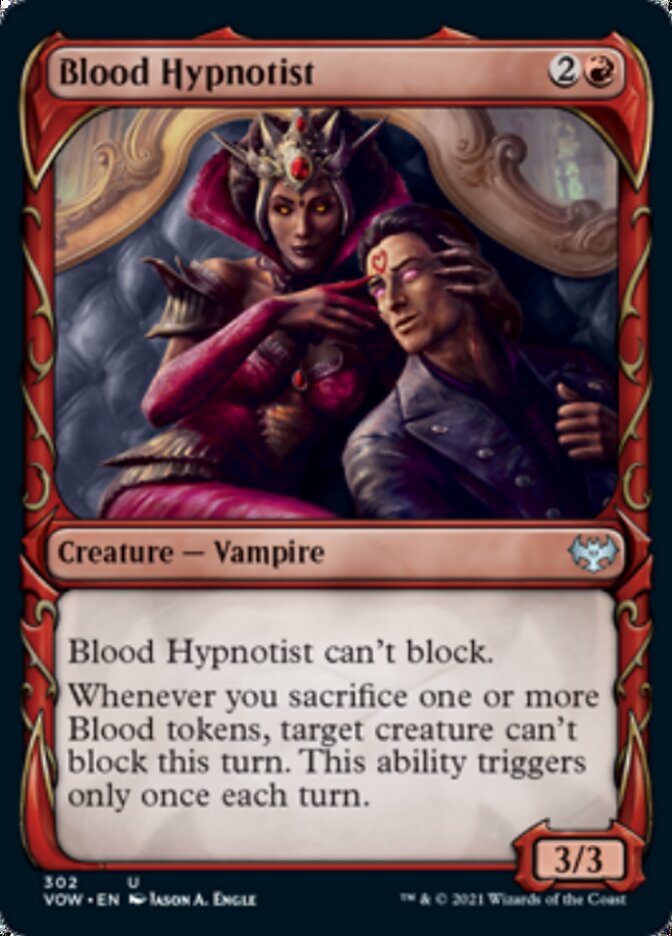 Blood Hypnotist (Showcase Fang Frame) [Innistrad: Crimson Vow] | D20 Games