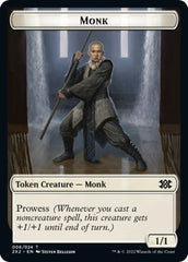 Wrenn and Six Emblem // Monk Double-sided Token [Double Masters 2022 Tokens] | D20 Games