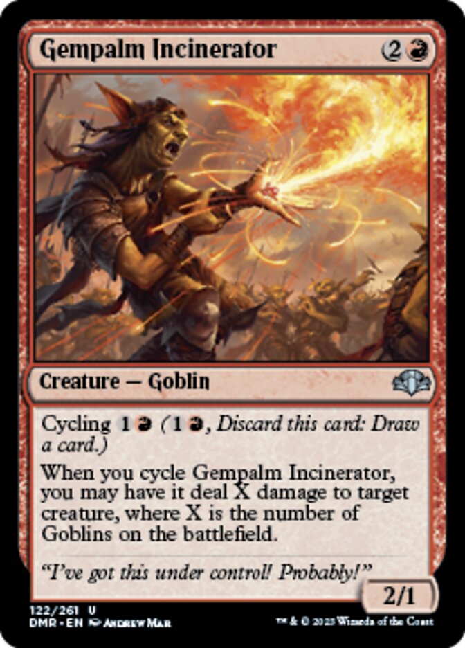 Gempalm Incinerator [Dominaria Remastered] | D20 Games