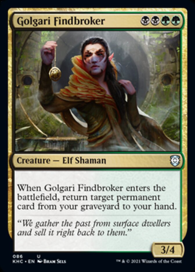 Golgari Findbroker [Kaldheim Commander] | D20 Games