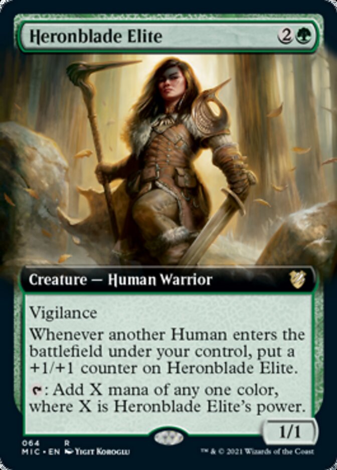 Heronblade Elite (Extended) [Innistrad: Midnight Hunt Commander] | D20 Games