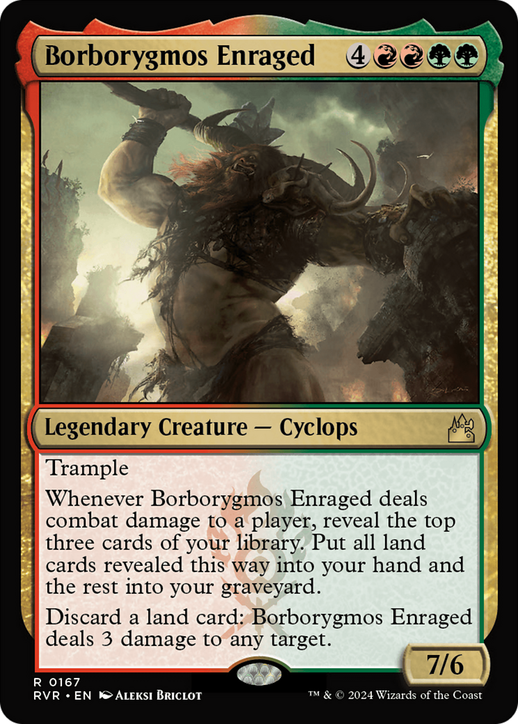 Borborygmos Enraged [Ravnica Remastered] | D20 Games