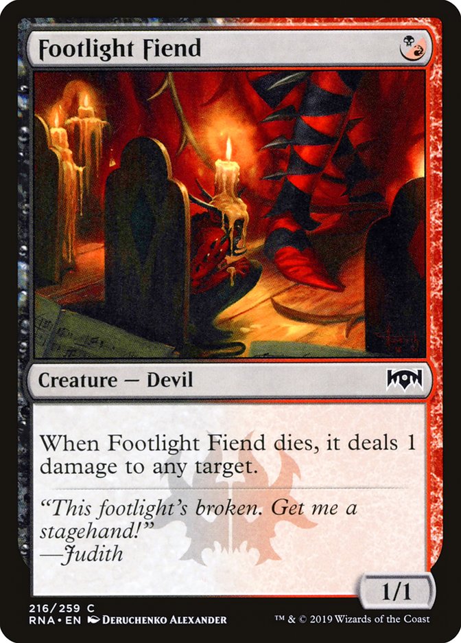Footlight Fiend [Ravnica Allegiance] | D20 Games