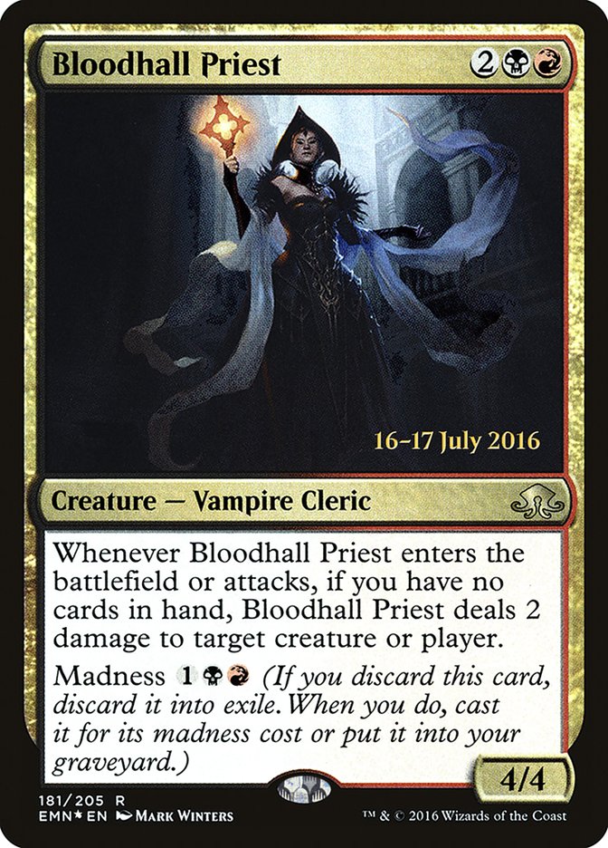 Bloodhall Priest  [Eldritch Moon Prerelease Promos] | D20 Games